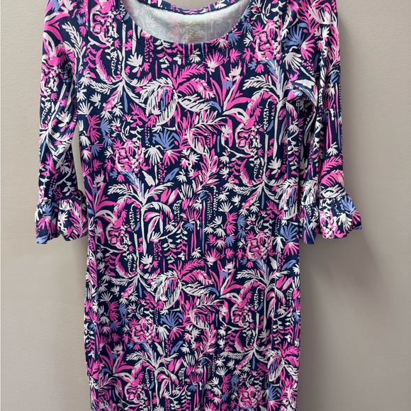 Lilly Pulitzer Tops - Lilly Pulitzer Pink and Blue Floral Blouse